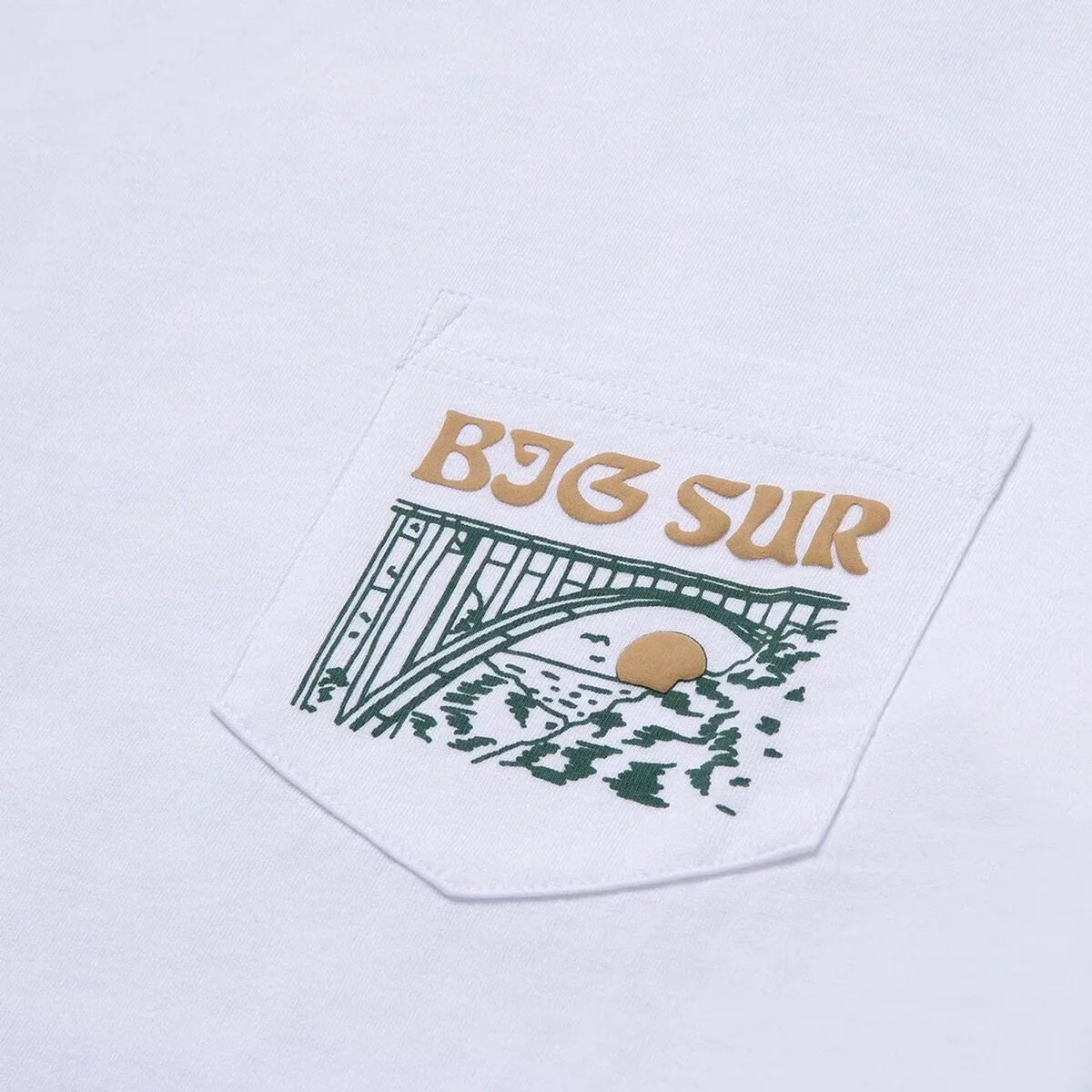 Big Sur Puff Print Pocket Tee - Onhollan