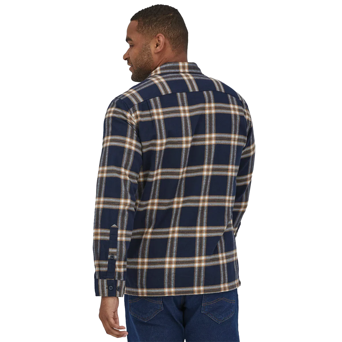 Men's Long Sleeve Organic Cotton Fjord Flannel Shirt - Onhollan