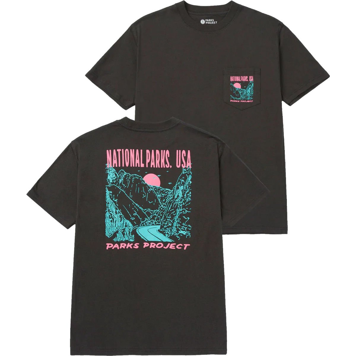 National Parks Puff Print Pocket Tee - Onhollan