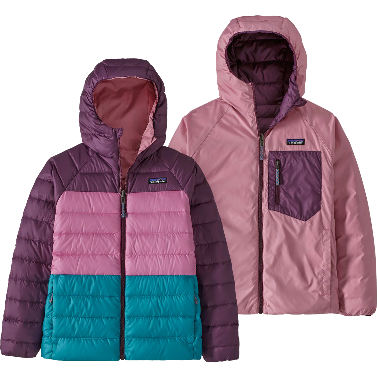 Youth Reversible Down Sweater Hoody - Onhollan