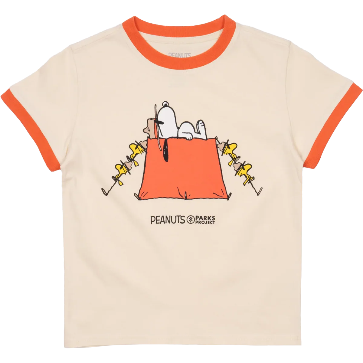 Youth Peanuts X Parks Project Try Not To S'more Tee - Onhollan
