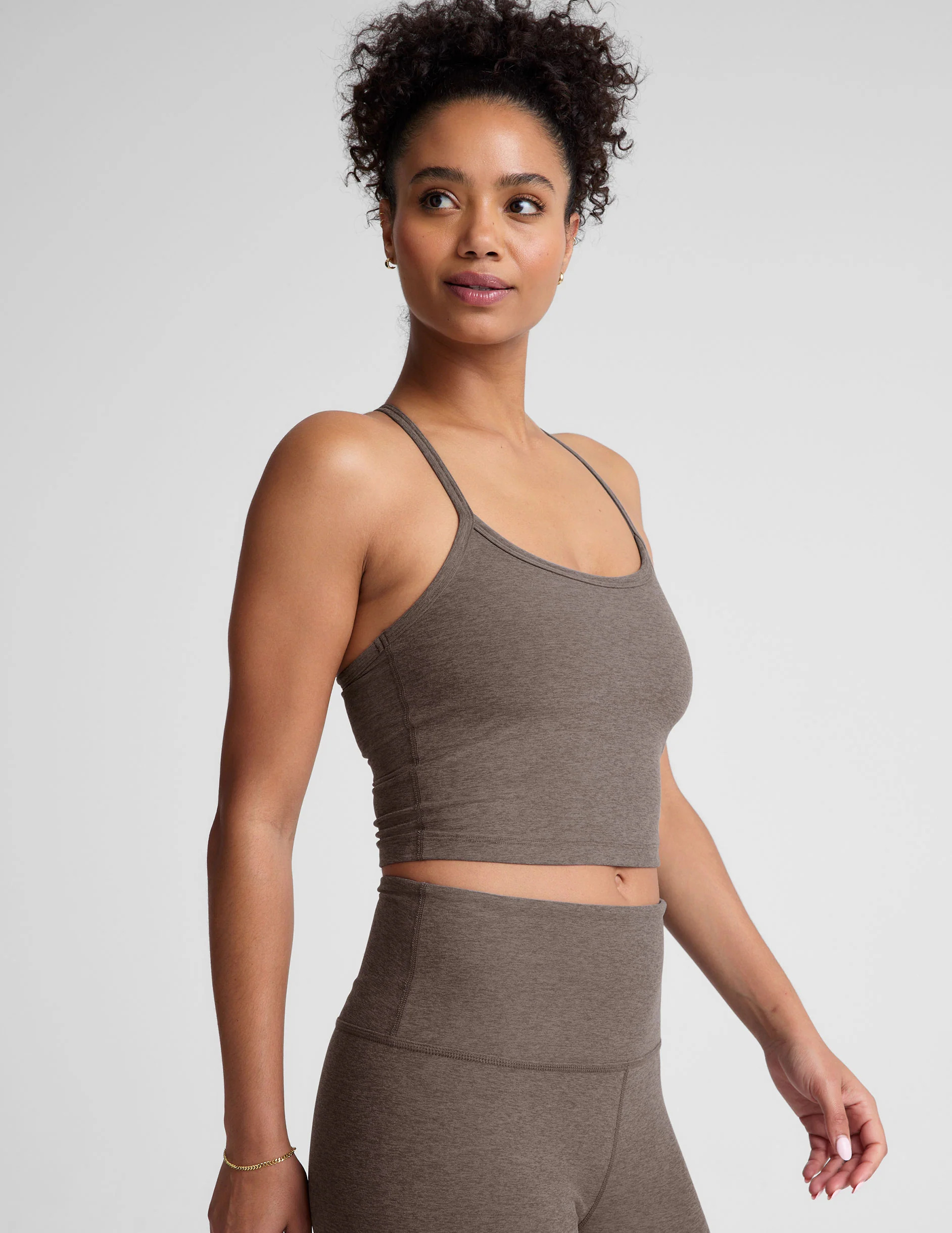 Spacedye Slim Racerback Cropped Tank - Onhollan