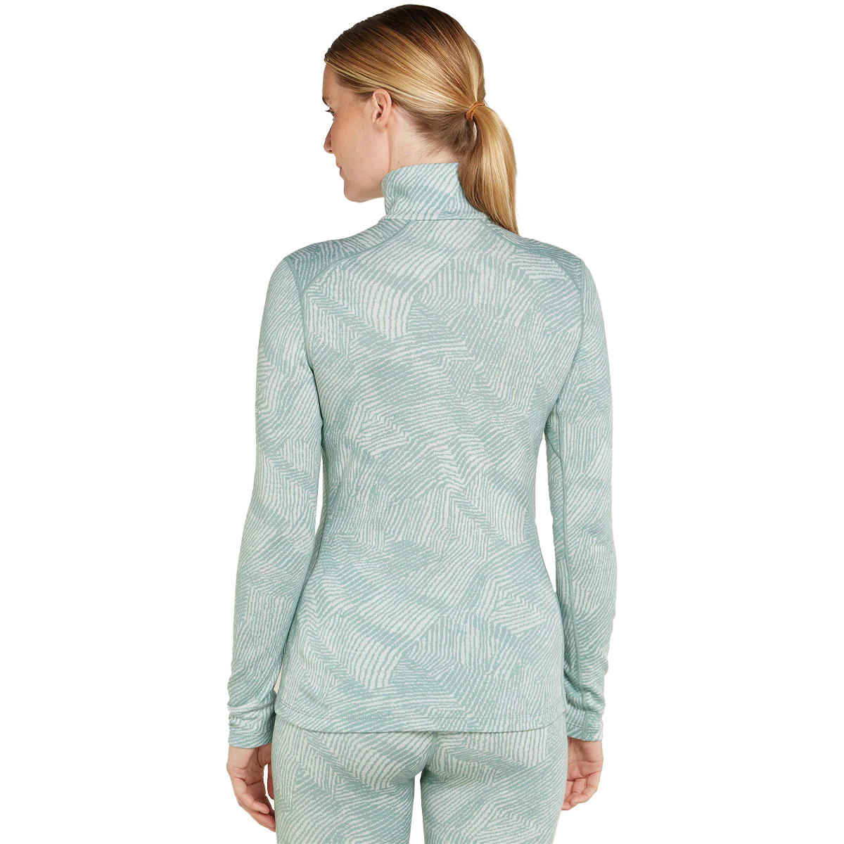 Women's Merino 260 Vertex Long Sleeve 1/2 Thermal Top Frozen Forms - Onhollan