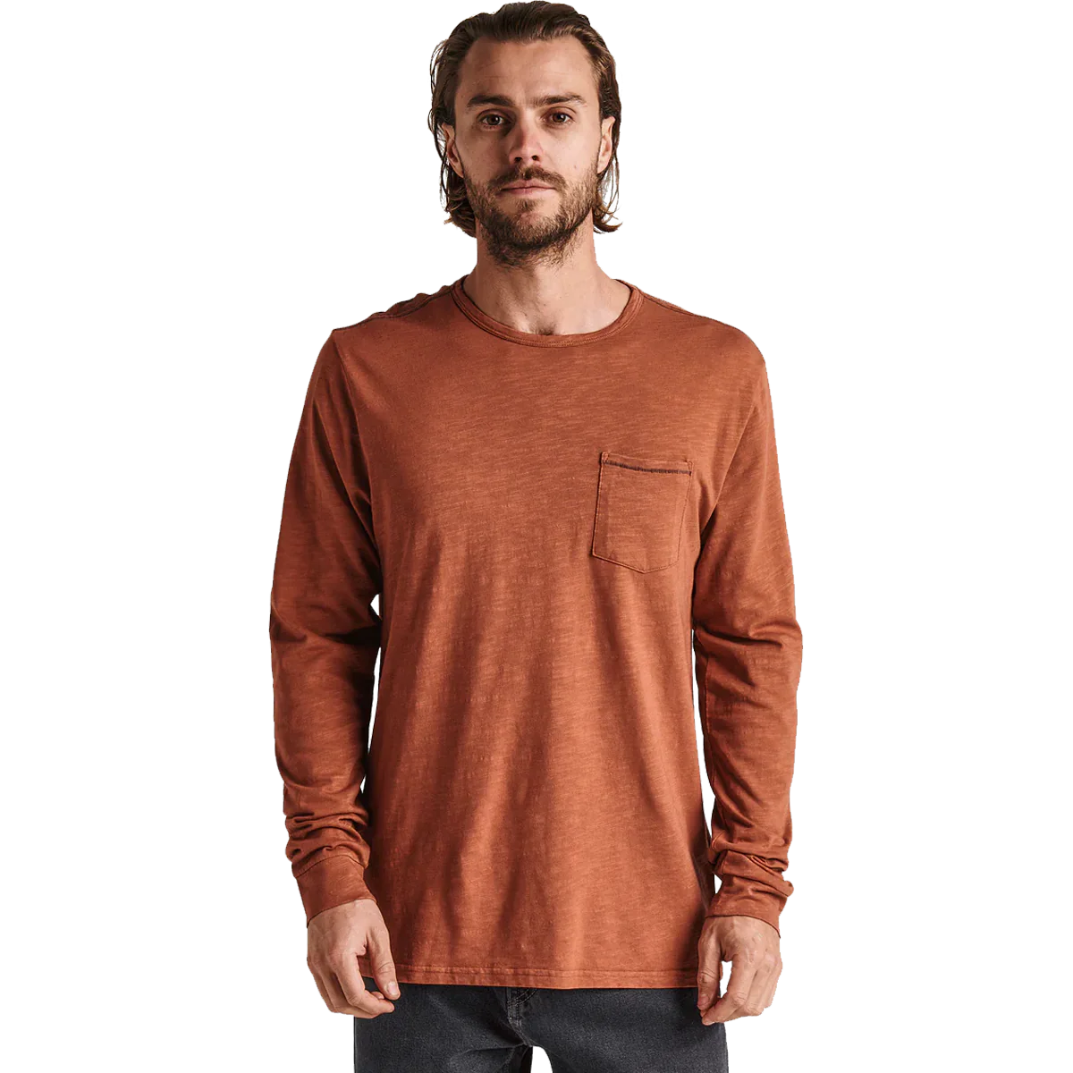 Well Worn Midweight Organic Long Sleeve Tee - Onhollan
