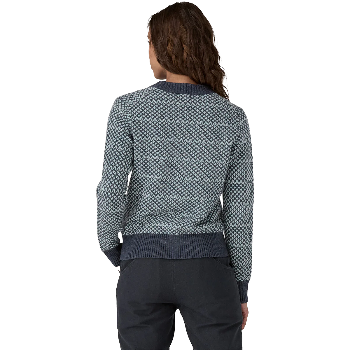 Women's Recycled Wool Crewneck Sweater - Onhollan