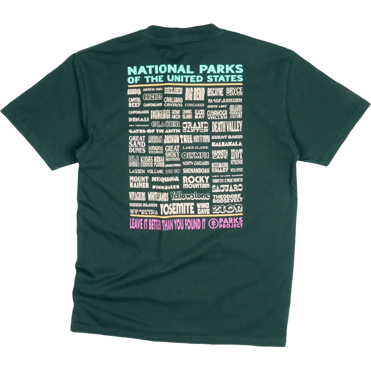 Men's National Parks Lineup Pocket Tee - Onhollan