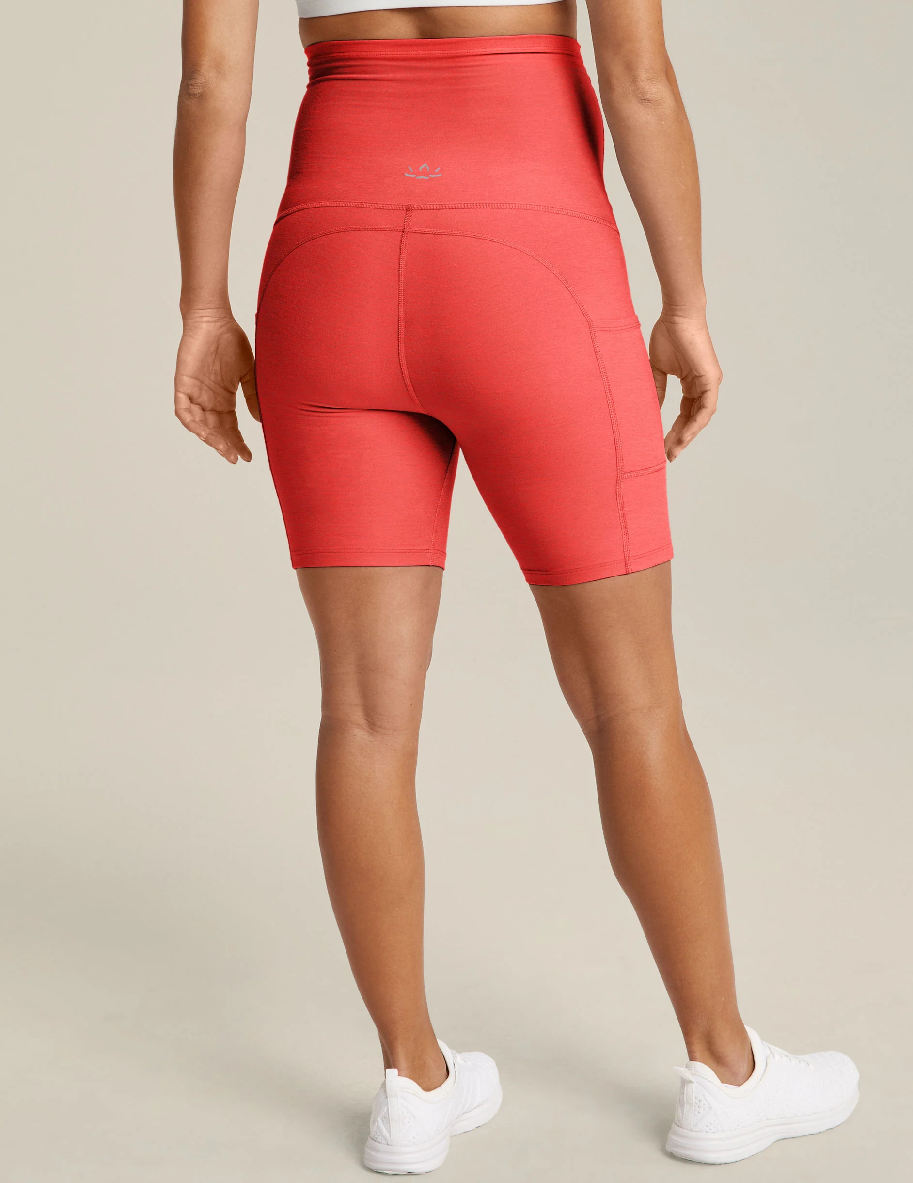 Spacedye Pockets Forever Maternity Biker Short - Onhollan