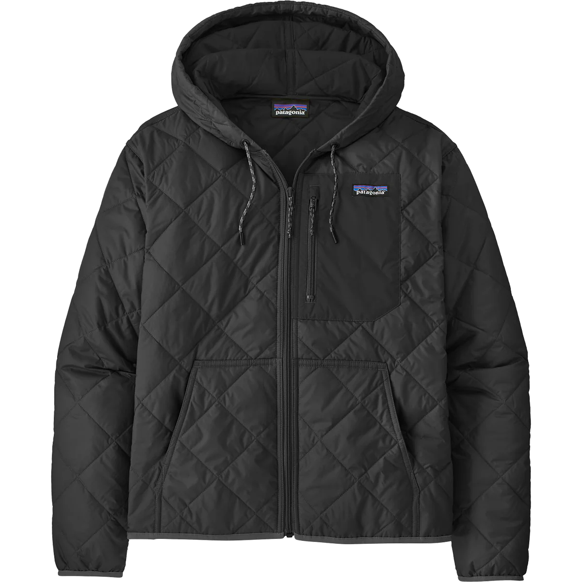 Women's Diamond Quilt Bomber Hoody - Onhollan