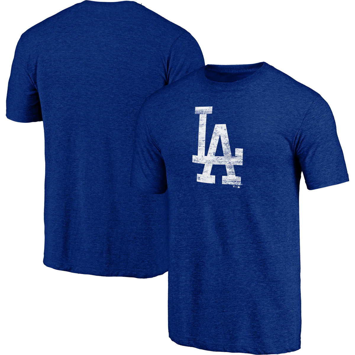 Men's Dodgers Triblend Logo Short Sleeve - Onhollan