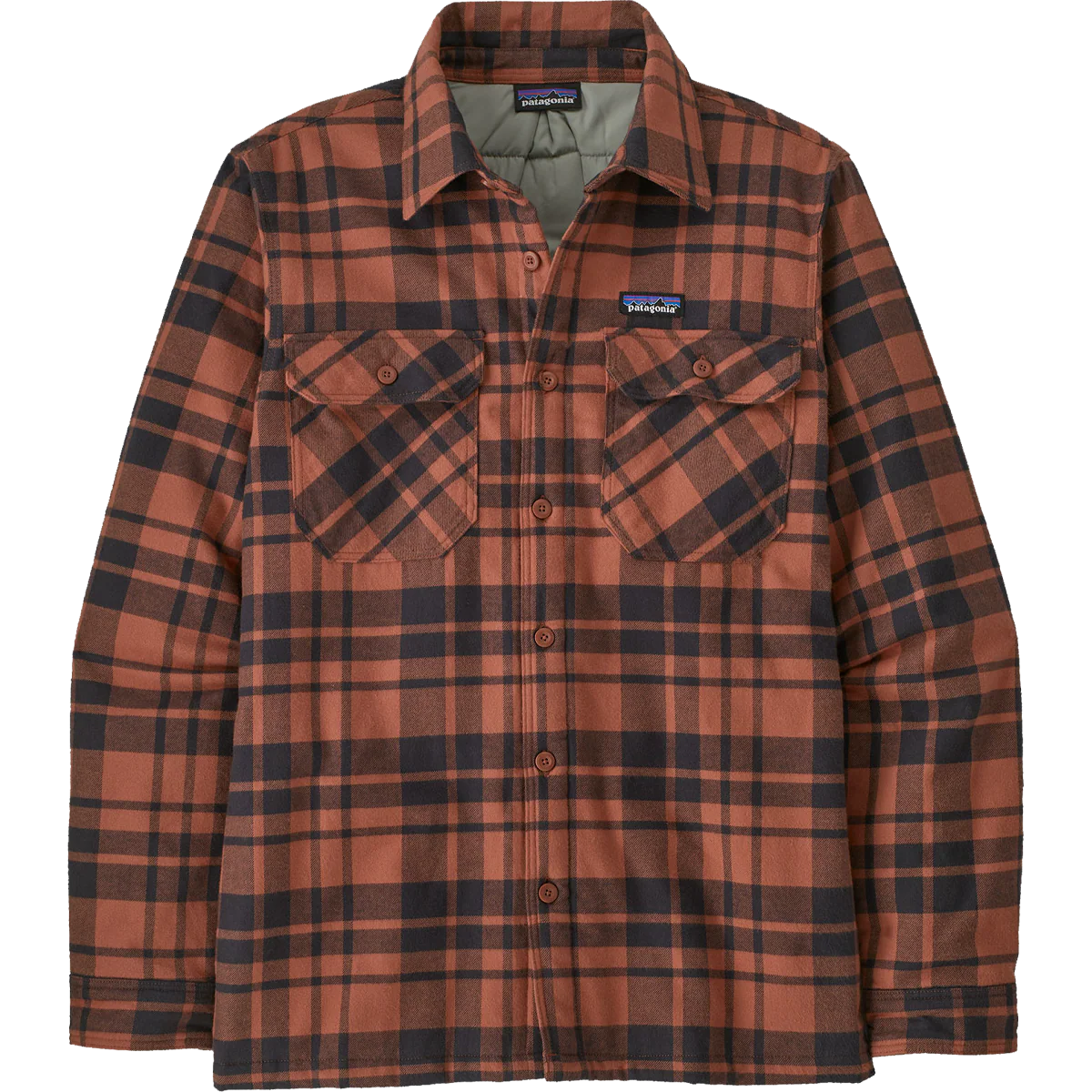 Men's Insulated Organic Cotton Midweight Fjord Flannel Shirt - Onhollan