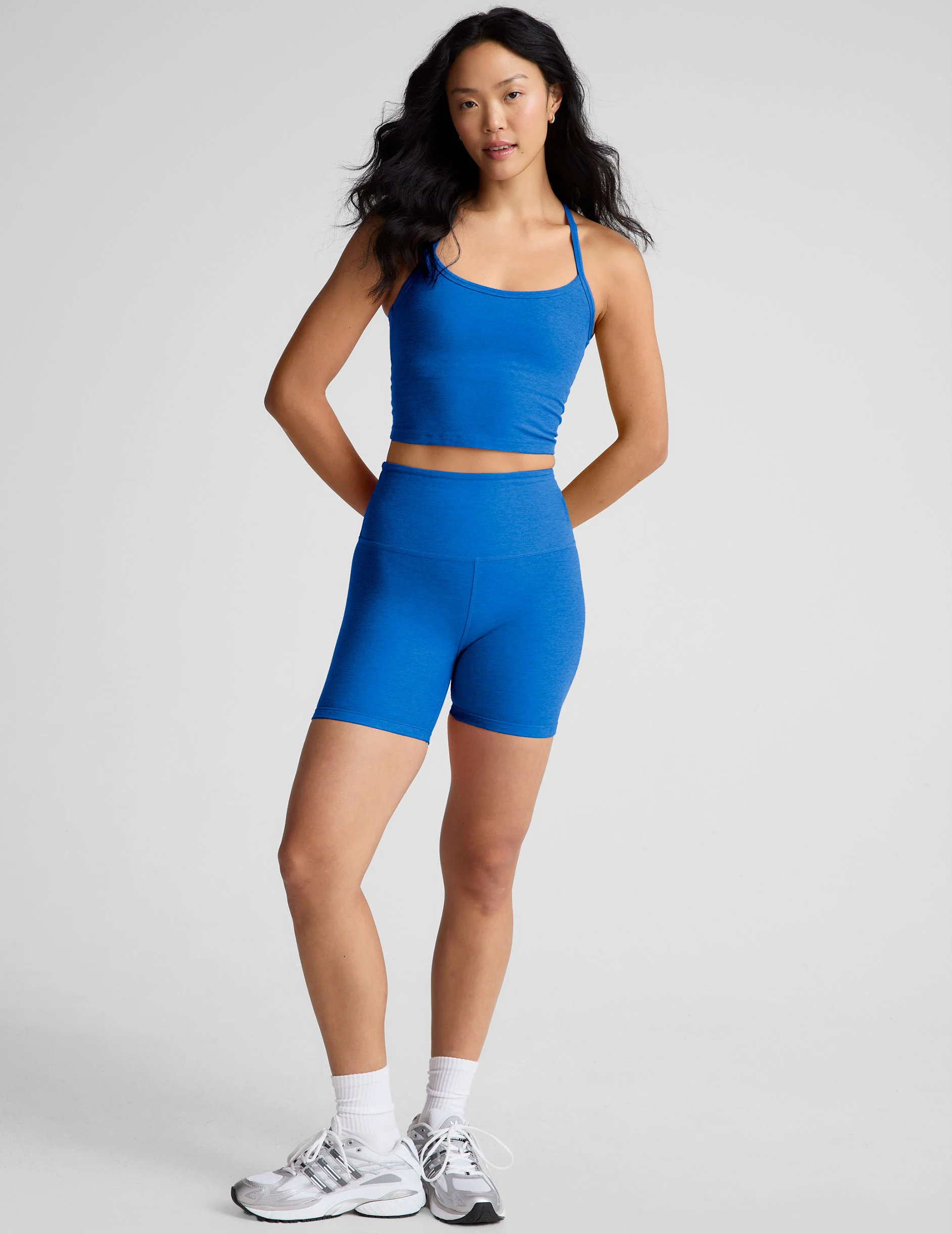 Spacedye Slim Racerback Cropped Tank - Onhollan