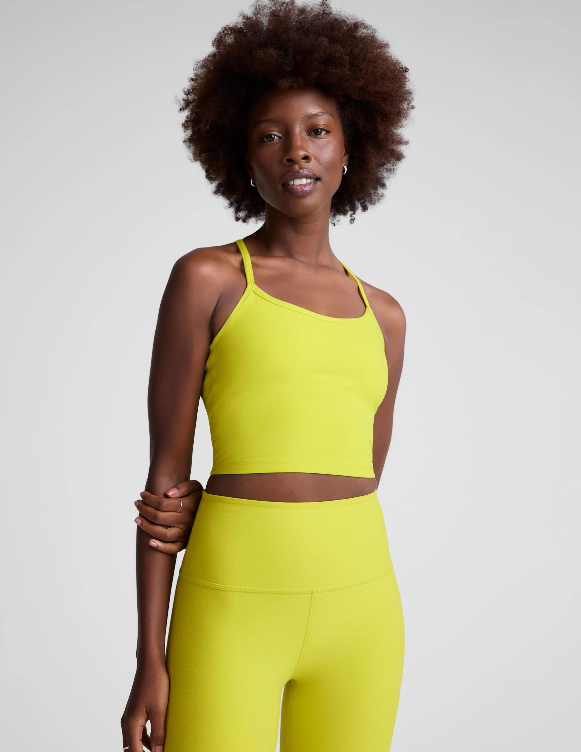 Spacedye Slim Racerback Cropped Tank - Onhollan