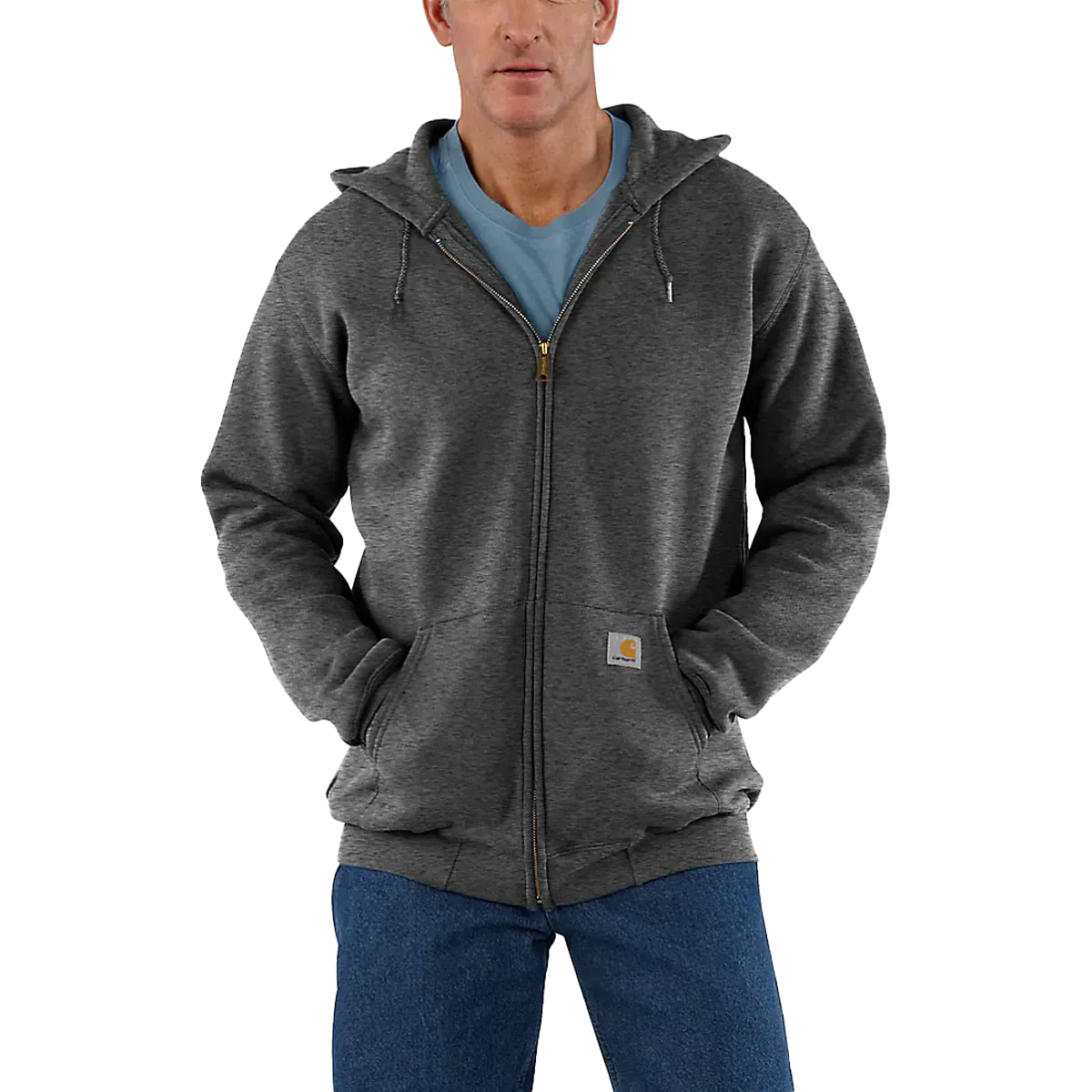 Men's Midweight Full Zip Hoodie - Onhollan