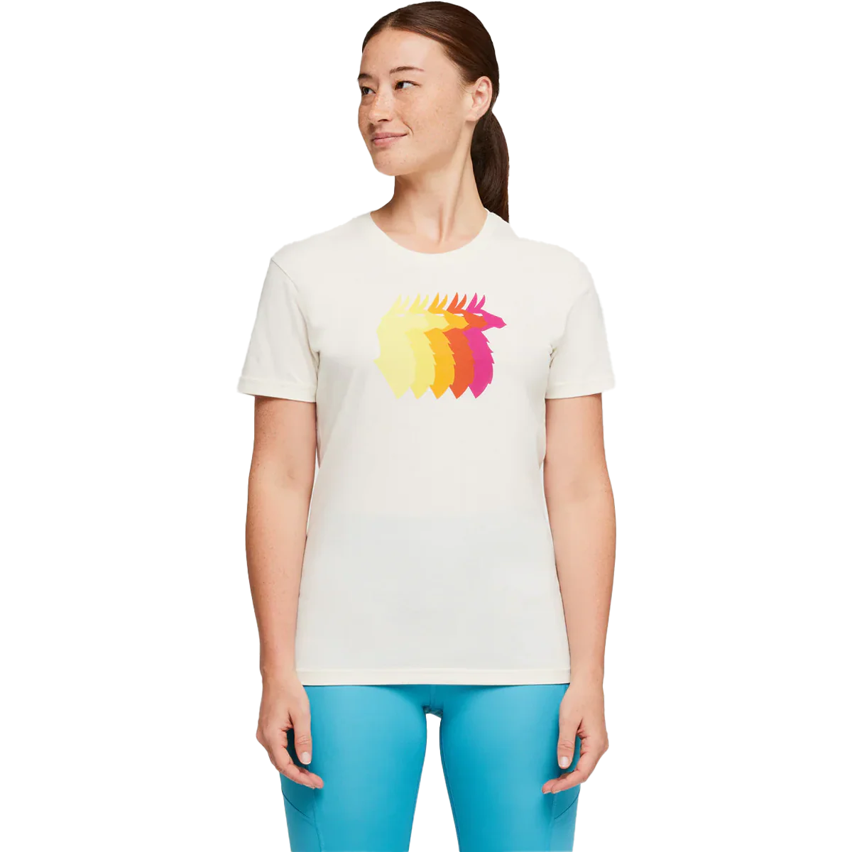 Women's Llama Sequence Organic T Shirt - Onhollan