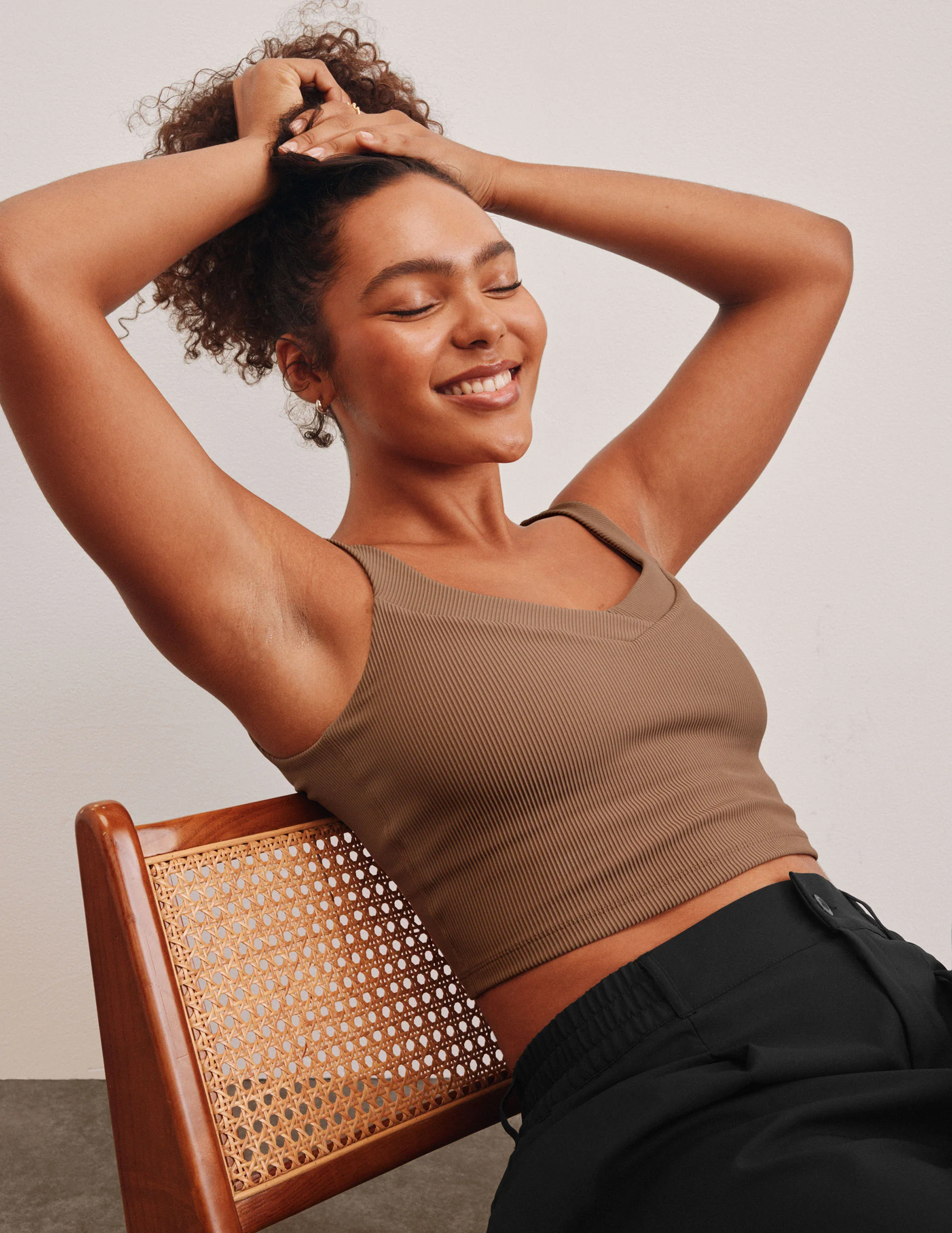 Impulse Ribbed Cropped Tank - Onhollan