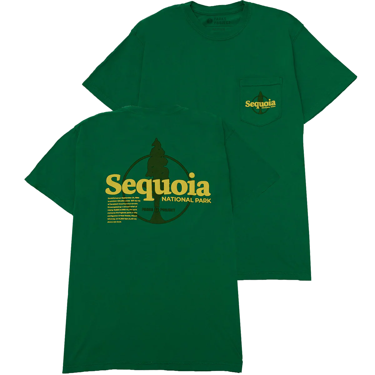 Unisex Sequoia Puff Print Pocket Tee - Onhollan